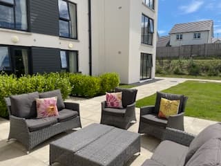 Garden at Woodlands Care Home